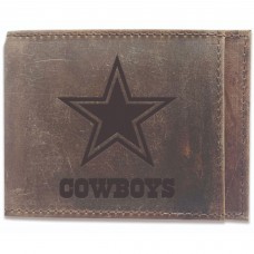 Dallas Cowboys Brown Bifold Leather Wallet