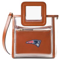 WoNew England Patriots STAUD Clear Mini Shirley Bag