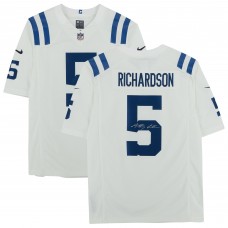 Anthony Richardson Indianapolis Colts Fanatics Authentic Autographed White Nike Limited Jersey