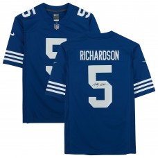 Anthony Richardson Indianapolis Colts Fanatics Authentic Autographed Blue Alternate Nike Limited Jersey