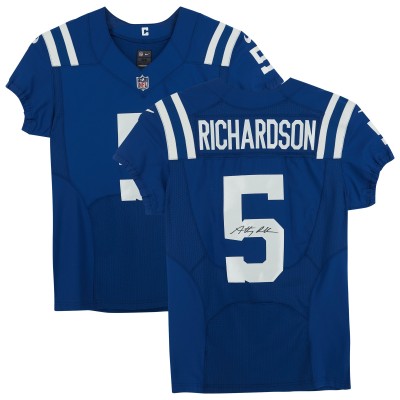 Anthony Richardson Indianapolis Colts Fanatics Authentic Autographed Blue Nike Elite Jersey