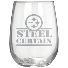 Бокал Pittsburgh Steelers Etched 17oz. Rally Cry Бокал Pittsburgh Steelers Etched 17oz. Rally Cry