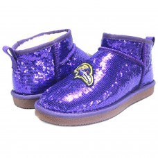 Ботинки Baltimore Ravens Cuce Womens Sequin Ankle - Purple