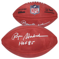 Roger Staubach Dallas Cowboys Autographed Fanatics Authentic Duke Full Color Football with 'HOF 85 Inscription