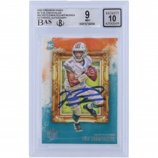 Tua Tagovailoa Miami Dolphins Autographed 2020 Panini Gridiron Kings #GK-2 Beckett Fanatics Witnessed Authenticated 9/10 Rookie Card