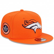 Бейсболка Denver Broncos New Era Unisex The NFL ASL Collection by Love Sign Side Patch 9FIFTY - Orange
