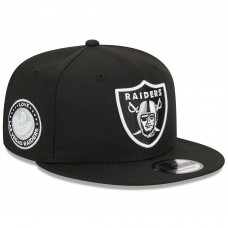 Бейсболка Las Vegas Raiders New Era Unisex The NFL ASL Collection by Love Sign Side Patch 9FIFTY - Black