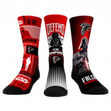 Три пары носков Stormtrooper & Darth Vader Atlanta Falcons Rock Em Socks Star Wars Crew