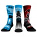 Три пары носков Stormtrooper & Darth Vader Carolina Panthers Rock Em Three-Pack Star Wars