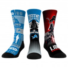Три пары носков Stormtrooper & Darth Vader Detroit Lions Rock Em Three-Pack Star Wars