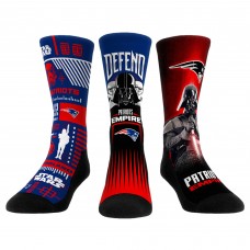 Три пары носков Stormtrooper & Darth Vader New England Patriots Rock Em Three-Pack Star Wars