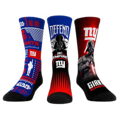 Три пары носков Stormtrooper & Darth Vader New York Giants Rock Em Three-Pack Star Wars