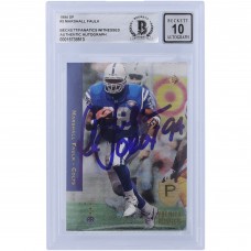 Marshall Faulk Indianapolis Colts Autographed 1994 Upper Deck SP #3 Beckett Fanatics Witnessed Authenticated 10 Rookie Card with OROY 94 Inscription