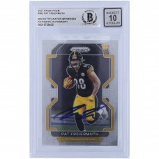 Pat Freiermuth Pittsburgh Steelers Autographed 2021 Panini Prizm #362 Beckett Fanatics Witnessed Authenticated 10 Rookie Card