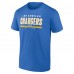 Los Angeles Chargers Powder Blue Speed & Agility T-Shirt