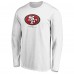 Футболка с длинным рукавом San Francisco 49ers Team Lockup - White