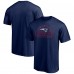 New England Patriots Navy Dual Threat T-Shirt