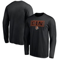 Cincinnati Bengals Black Squad Throwbacks Long Sleeve T-Shirt
