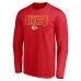 Kansas City Chiefs Red Squad Throwbacks Long Sleeve T-Shirt