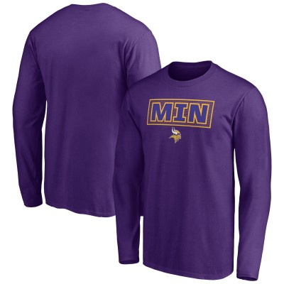 Футболка с длинным рукавом Minnesota Vikings Squad Throwbacks - Purple