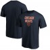 Футболка Chicago Bears Navy Game Day Stack Футболка Chicago Bears Navy Game Day Stack