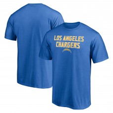 Los Angeles Chargers Powder Blue Game Day Stack T-Shirt