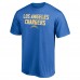 Los Angeles Chargers Powder Blue Game Day Stack T-Shirt