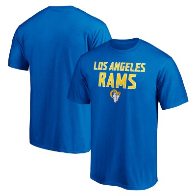 Los Angeles Rams Game Day Stack T-Shirt - Royal