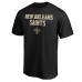 Футболка New Orleans Saints Black Game Day Stack