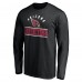 Arizona Cardinals Black Team Arch Knockout Long Sleeve T-Shirt