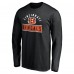 Cincinnati Bengals Black Team Arch Knockout Long Sleeve T-Shirt