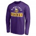 Футболка с длинным рукавом Minnesota Vikings Team Arch Knockout - Purple
