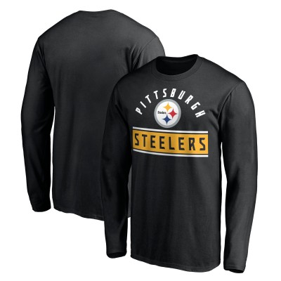 Футболка с длинным рукавом Pittsburgh Steelers Team Arch Knockout - Black