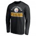 Футболка с длинным рукавом Pittsburgh Steelers Team Arch Knockout - Black