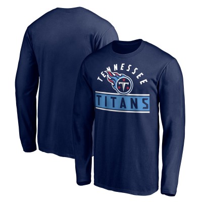 Футболка с длинным рукавом Tennessee Titans Team Arch Knockout - Navy
