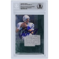 Peyton Manning Indianapolis Colts Autographed 1998 Upper Deck SPX Finite #287 Beckett Fanatics Witnessed Authenticated 10 Rookie Card