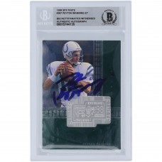 Peyton Manning Indianapolis Colts Autographed 1998 Upper Deck SPX Finite #287 Beckett Fanatics Witnessed Authenticated 10 Rookie Card