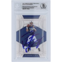 Peyton Manning Indianapolis Colts Autographed 2021 Panini National Treasures #32 #/99 Beckett Fanatics Witnessed Authenticated 10 Card