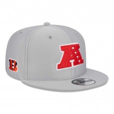 Бейсболка Cincinnati Bengals New Era 2024 Pro Bowl 9FIFTY Adjustable Snapback - Gray