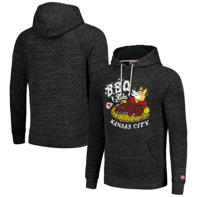 Толстовка Kansas City Chiefs Homage Unisex NFL x Guy Fieri’s Flavortown Tri-Blend - Charcoal
