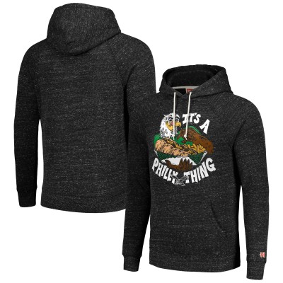 Толстовка Philadelphia Eagles Homage Unisex NFL x Guy Fieri’s Flavortown Tri-Blend - Charcoal