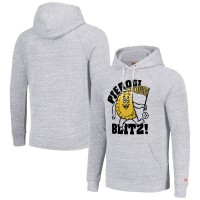 Unisex Pittsburgh Steelers Homage Ash NFL x Guy Fieri’s Flavortown Tri-Blend Pullover Hoodie