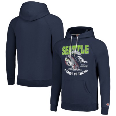 Толстовка Seattle Seahawks Homage Unisex NFL x Guy Fieri’s Flavortown Tri-Blend - Navy