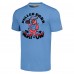 Футболка Carolina Panthers Homage Unisex NFL x Guy Fieri’s Flavortown Tri-Blend - Light Blue