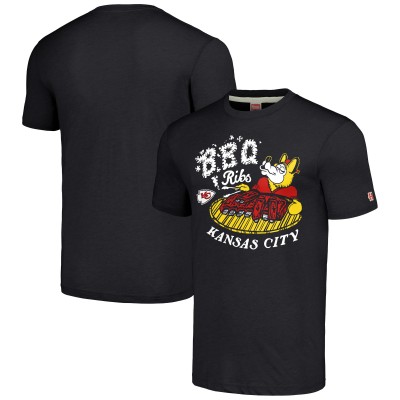 Футболка Kansas City Chiefs Homage Unisex NFL x Guy Fieri’s Flavortown Tri-Blend - Charcoal