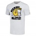 Футболка Pittsburgh Steelers Homage Unisex NFL x Guy Fieri’s Flavortown Tri-Blend - Ash