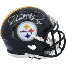 Jerome Bettis Pittsburgh Steelers Autographed Fanatics Authentic Riddell Speed Mini Helmet