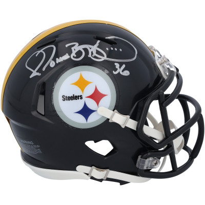 Jerome Bettis Pittsburgh Steelers Autographed Fanatics Authentic Riddell Speed Mini Helmet