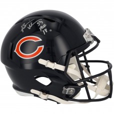 Brian Urlacher Chicago Bears Autographed Fanatics Authentic Riddell Speed Replica Helmet with HOF 18 Inscription