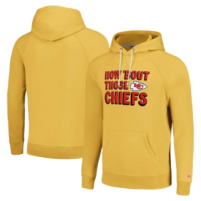 Толстовка Kansas City Chiefs Homage Unisex Hyperlocal Raglan - Gold